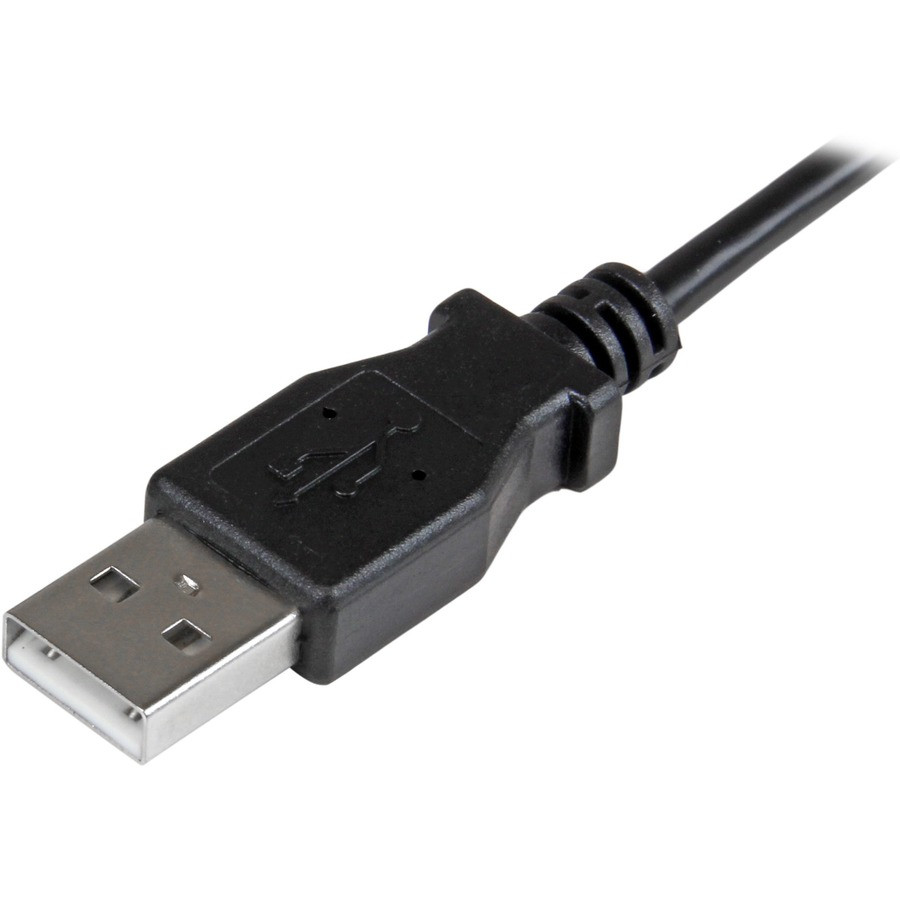 StarTech.com USBAUB1MRA StarTech.com 1m 3 ft Right Angle Micro-USB Charge-and-Sync Cable M/M - USB 2.0 A to Micro-USB - 30/24 AWG