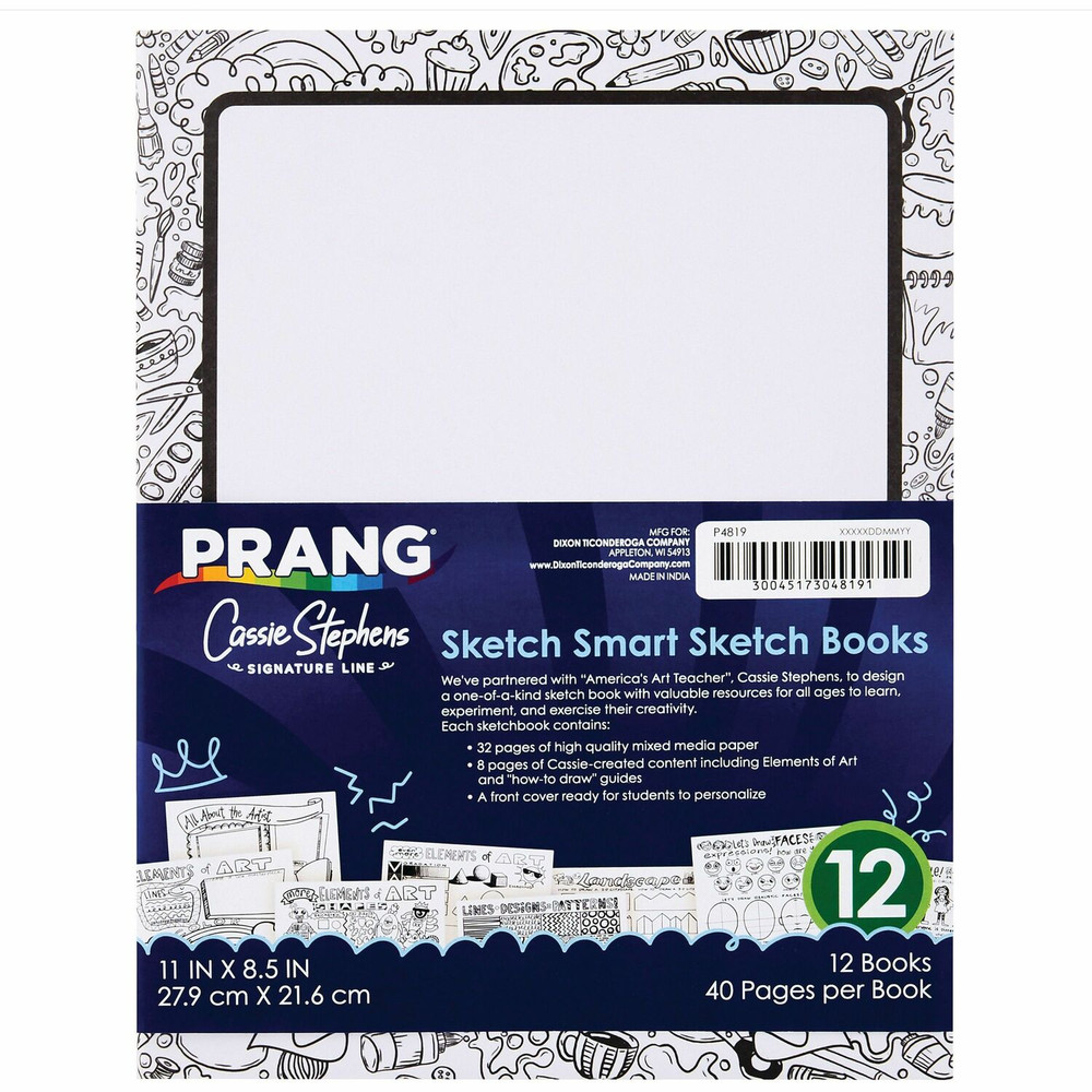 Dixon Ticonderoga Company Prang P4819 Prang Sketch Smart Sketch Book