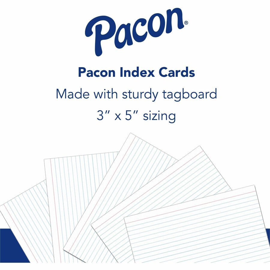 Dixon Ticonderoga Company Dixon 5135 Pacon Ruled Index Cards
