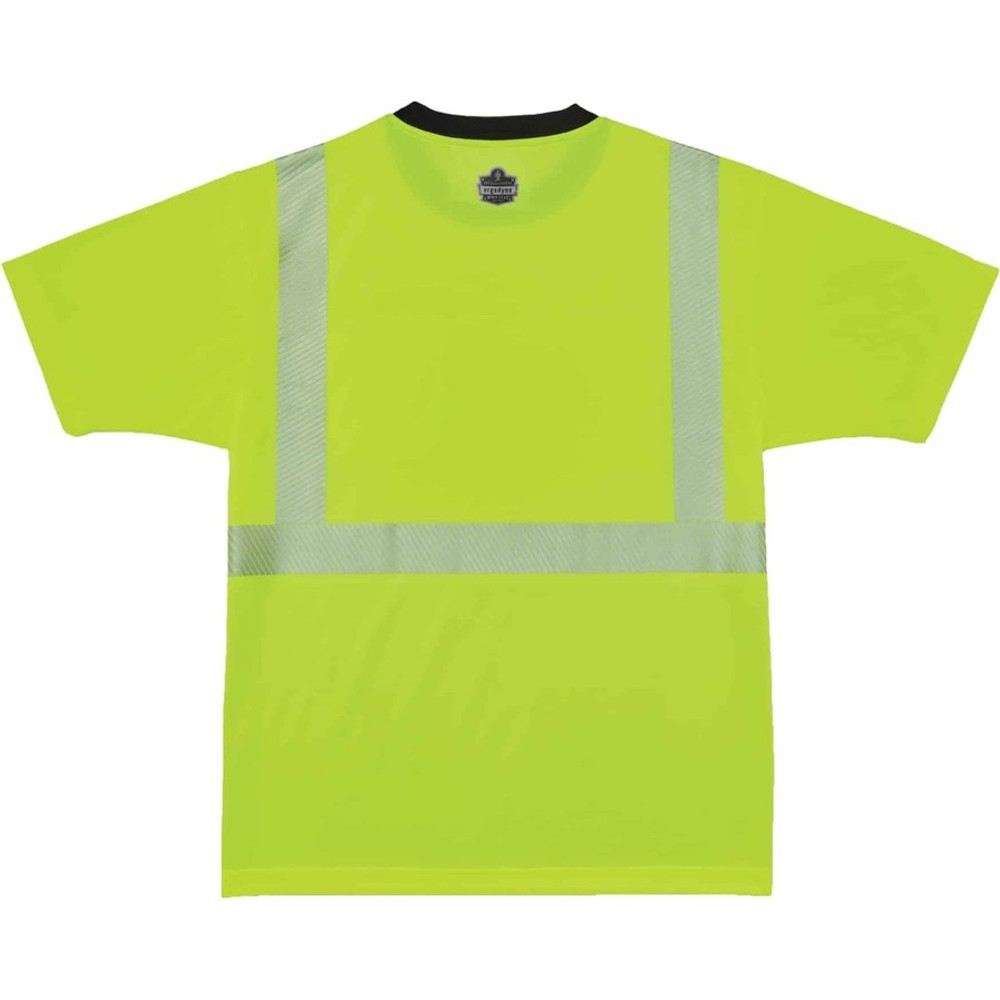 Tenacious Holdings, Inc GloWear 22535 GloWear 8280BK Type R Class 2 Front Performance T-Shirt