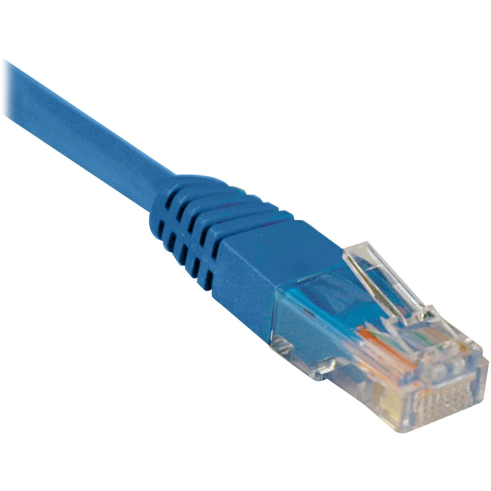 Tripp Lite by Eaton N002-025-BL Eaton Tripp Lite Series Cat5e 350 MHz Molded (UTP) Ethernet Cable (RJ45 M/M), PoE - Blue, 25 ft. (7.62 m)