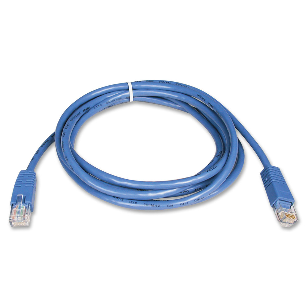 Tripp Lite by Eaton N002-025-BL Eaton Tripp Lite Series Cat5e 350 MHz Molded (UTP) Ethernet Cable (RJ45 M/M), PoE - Blue, 25 ft. (7.62 m)