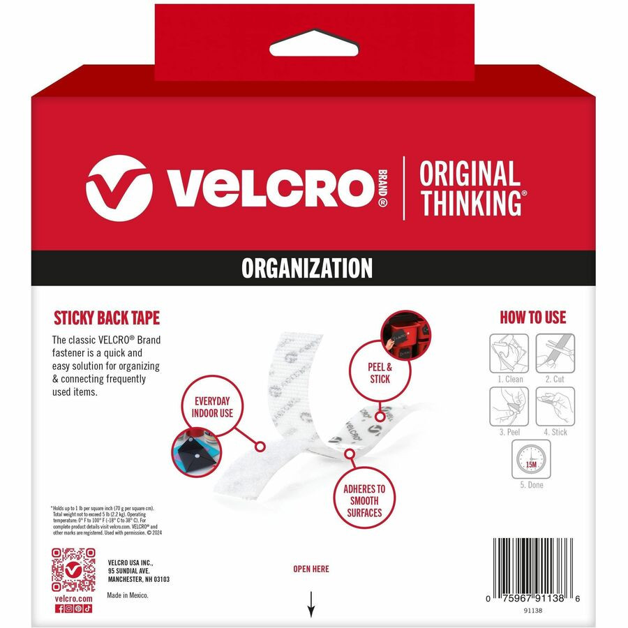 Velcro Companies VELCRO&reg; 91138 VELCRO&reg; 91138 General Purpose Sticky Back