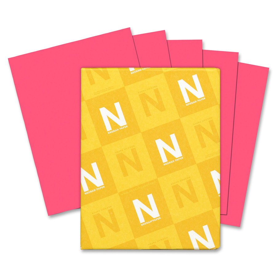 Neenah Paper, Inc Astrobrights 22129 Astrobrights Colored Cardstock - Pink