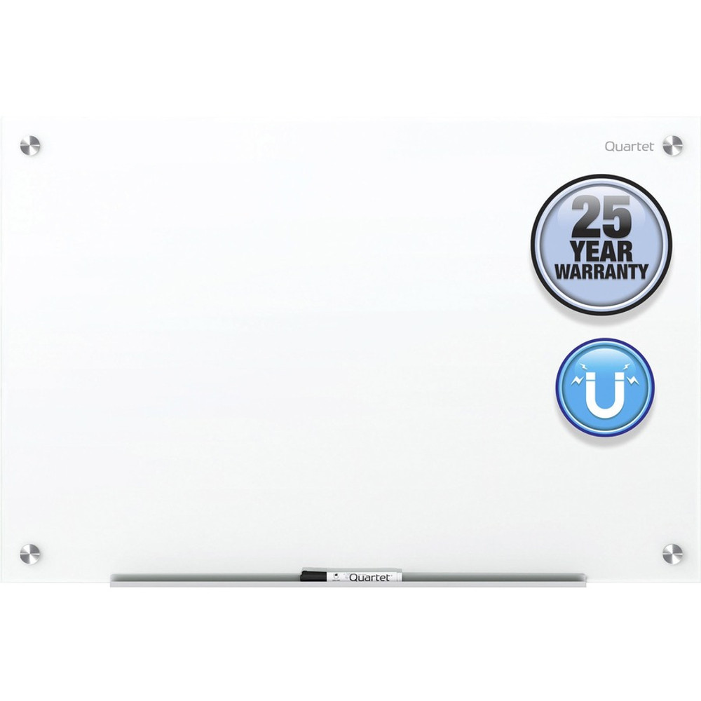 ACCO Brands Corporation Quartet G29648W Quartet Magnetic Glass Dry-Erase Board