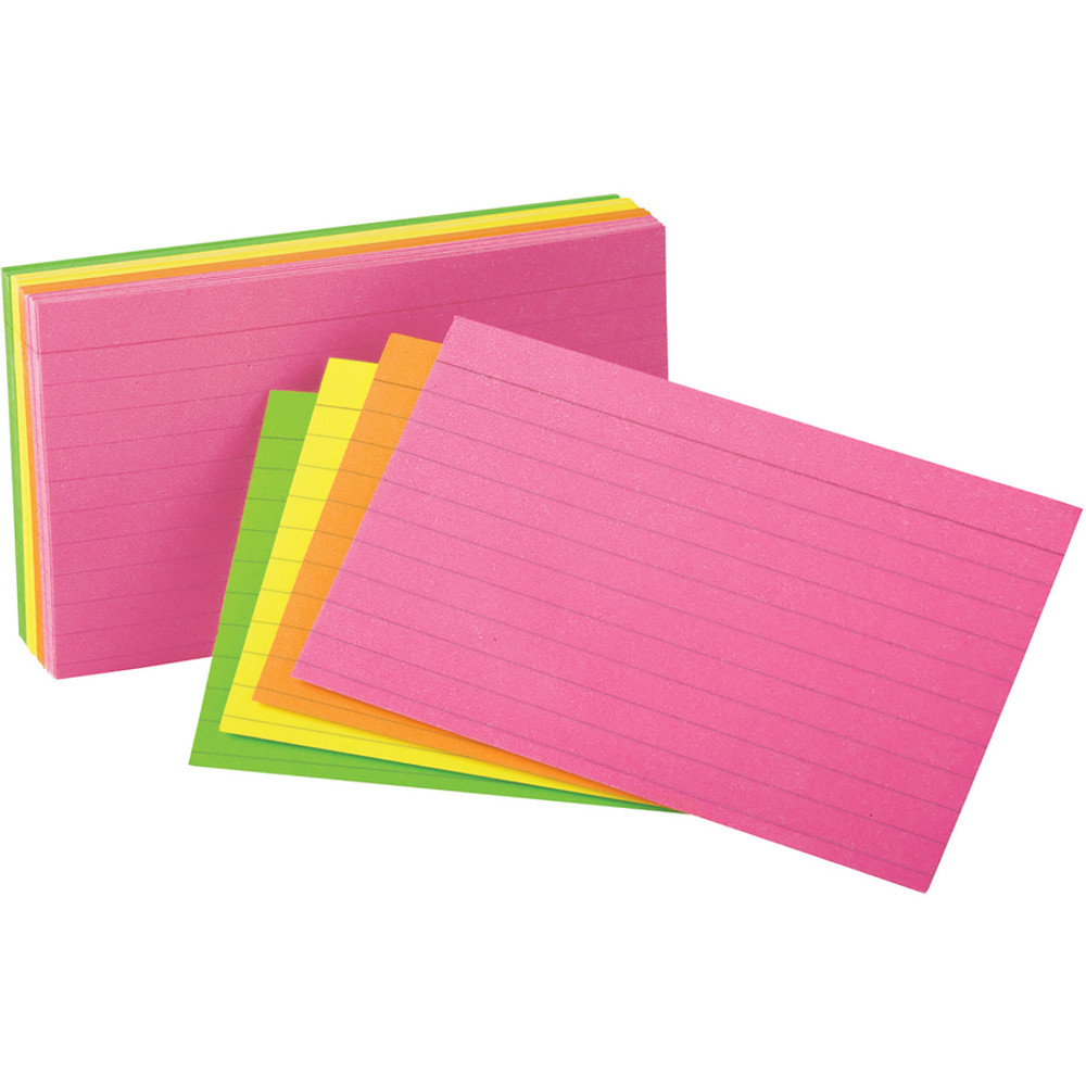 TOPS Products Oxford 40279 Oxford Neon Index Cards