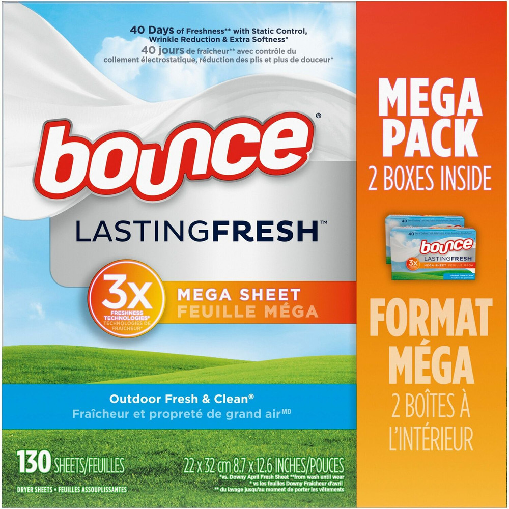 Procter & Gamble Bounce 05151 Bounce Mega Dryer Sheets