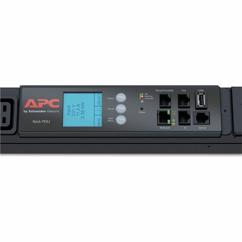 Schneider Electric SA APC by Schneider Electric AP8888 APC by Schneider Electric Rack PDU 2G, Metered, ZeroU, 23.0kW, 240V, (30) C13 & (12) C19