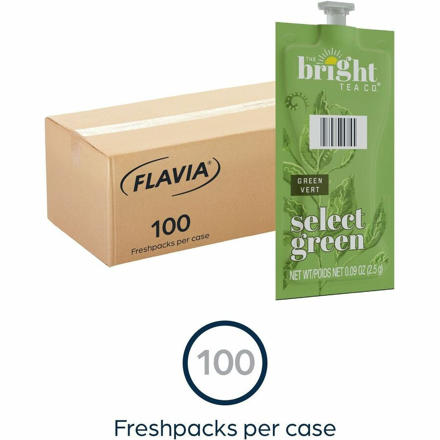 Lavazza North America The Bright Tea Co. 48028 The Bright Tea Co. Select Green Tea Freshpack