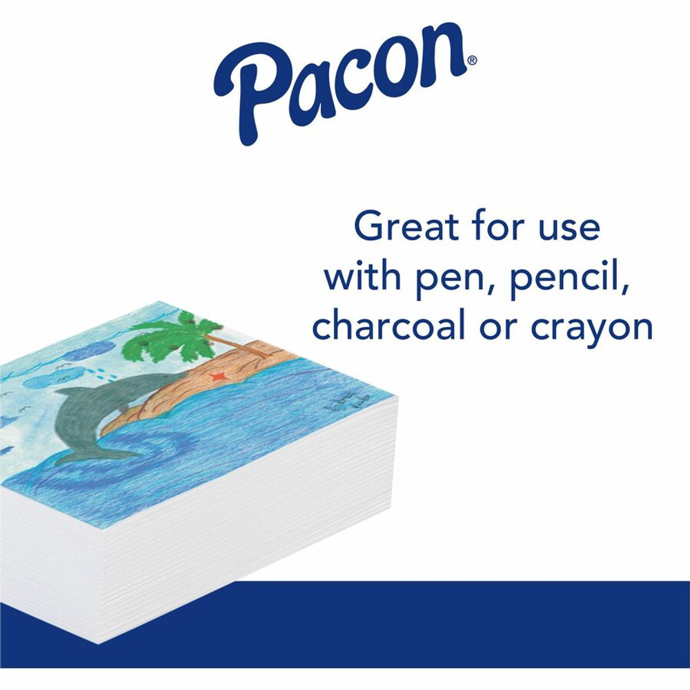 Dixon Ticonderoga Company Dixon 3407 Pacon White Newsprint Paper