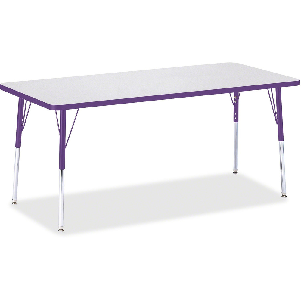 Jonti-Craft, Inc Jonti-Craft 6413JCA004 Jonti-Craft Berries Adult Height Color Edge Rectangle Table