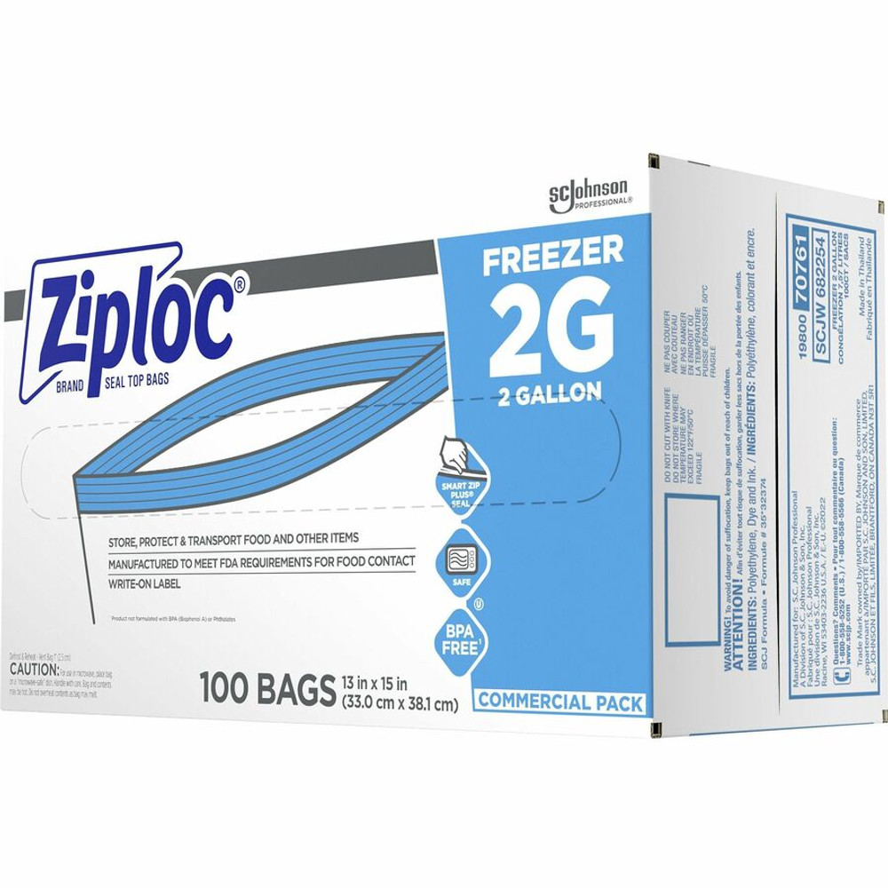 S. C. Johnson & Son, Inc Ziploc&reg; 682254 Ziploc&reg; Grip n' Seal Freezer Bags