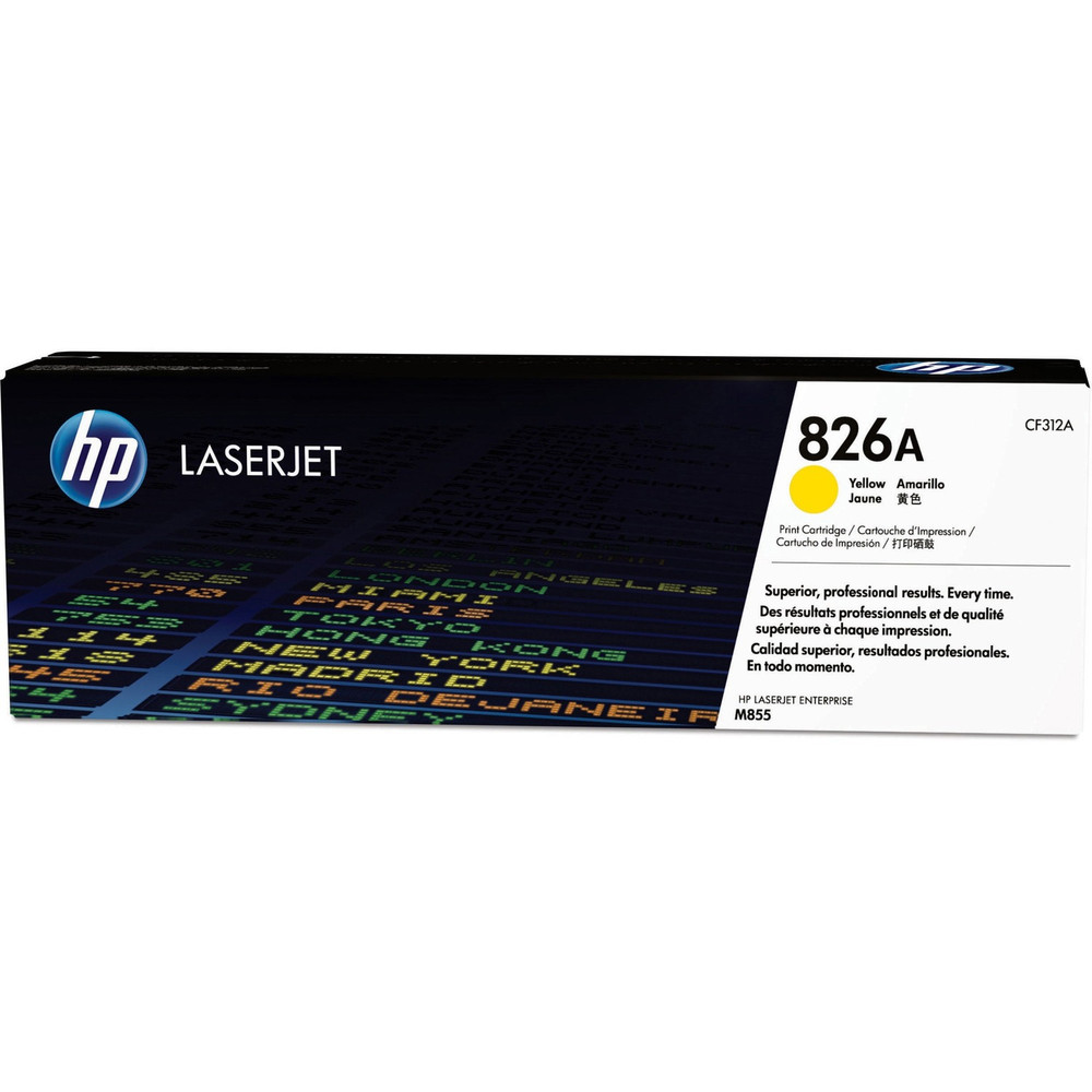 HP Inc. HP CF312A HP 826A (CF312A) Original Standard Yield Laser Toner Cartridge - Single Pack - Yellow - 1 Each