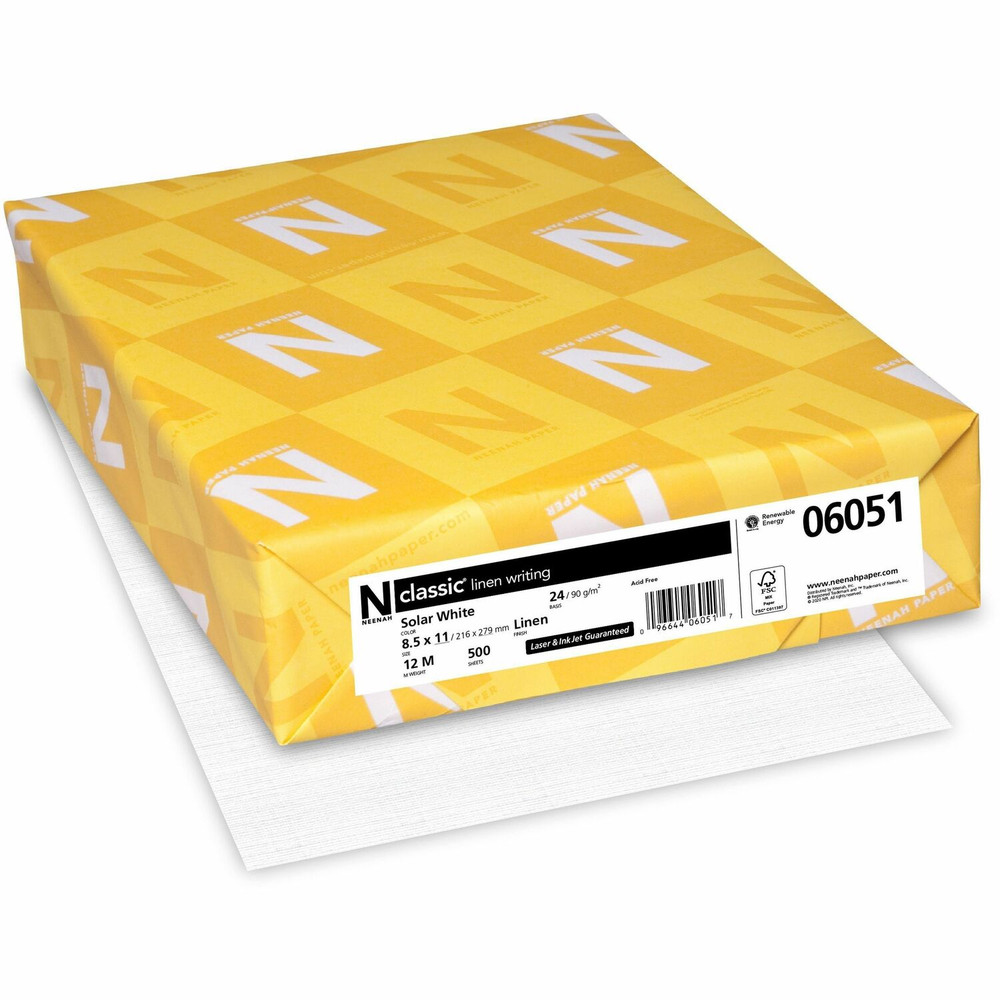 Neenah Paper, Inc Classic 06051 Classic Premium Paper - White