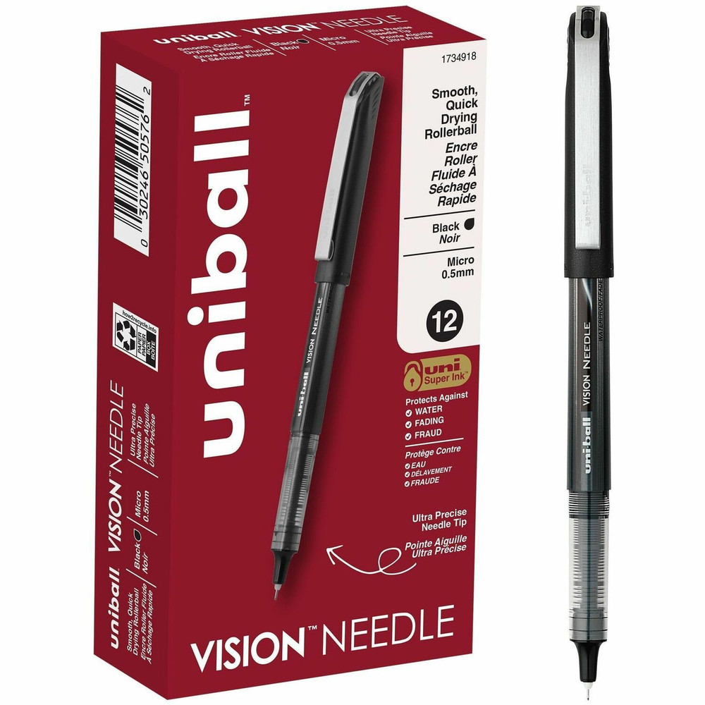 uni-ball Corporation uniball? 1734918 uniball&trade; Vision Needle Rollerball Pens