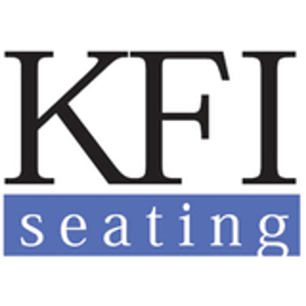 KFI Seating KFI 36R922BKLTB KFI 36" Round Vintage Wood Top Table