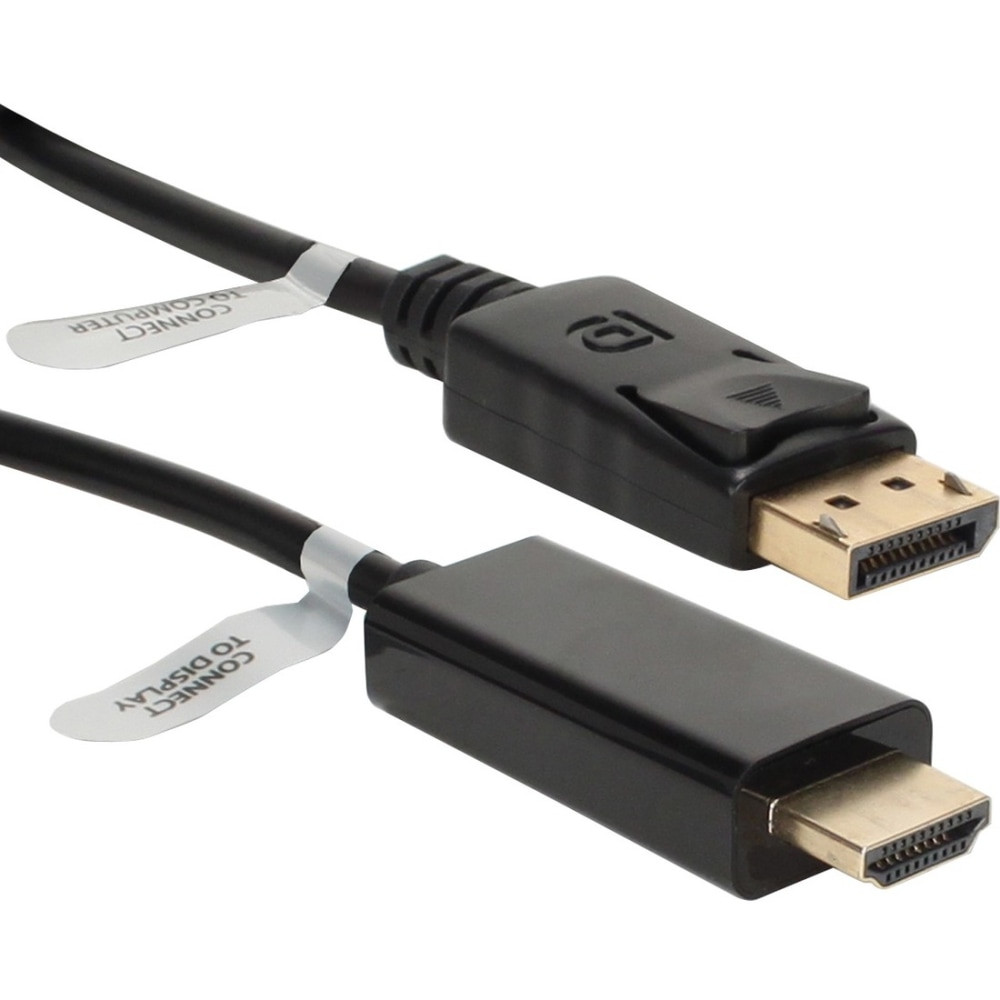 QVS, INC. QVS DPHD-15  DisplayPort To HDMI Digital A/V Cable, 15ft