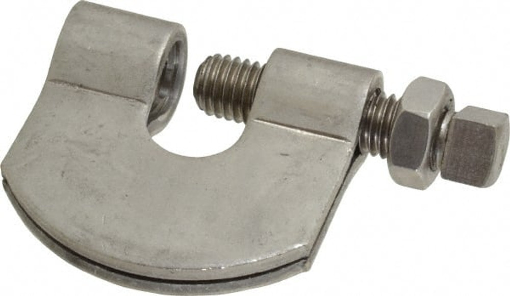 Empire 21LSS0058 C-Clamp with Locknut: 3/4" Flange Thickness, 5/8" Rod