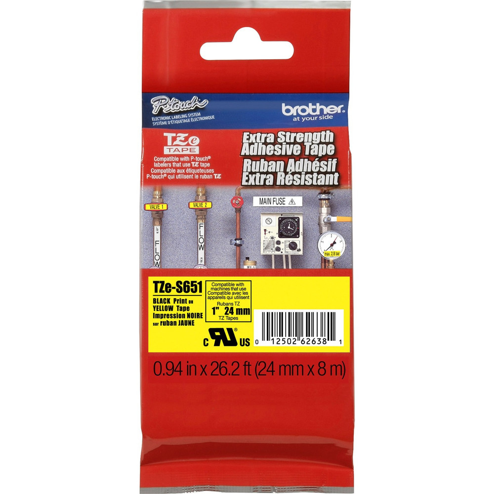 Brother Industries, Ltd Brother TZES651 Brother P-Touch TZe Extra Strength Adhesive Tape