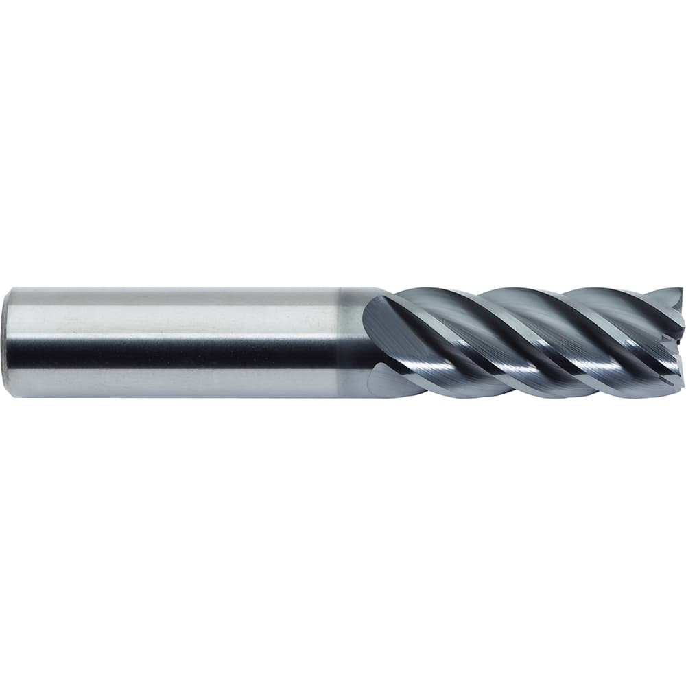 M.A. Ford. 27850040B Square End Mill: 1/2" Dia, 2-1/8" LOC, 5 Flutes, Solid Carbide