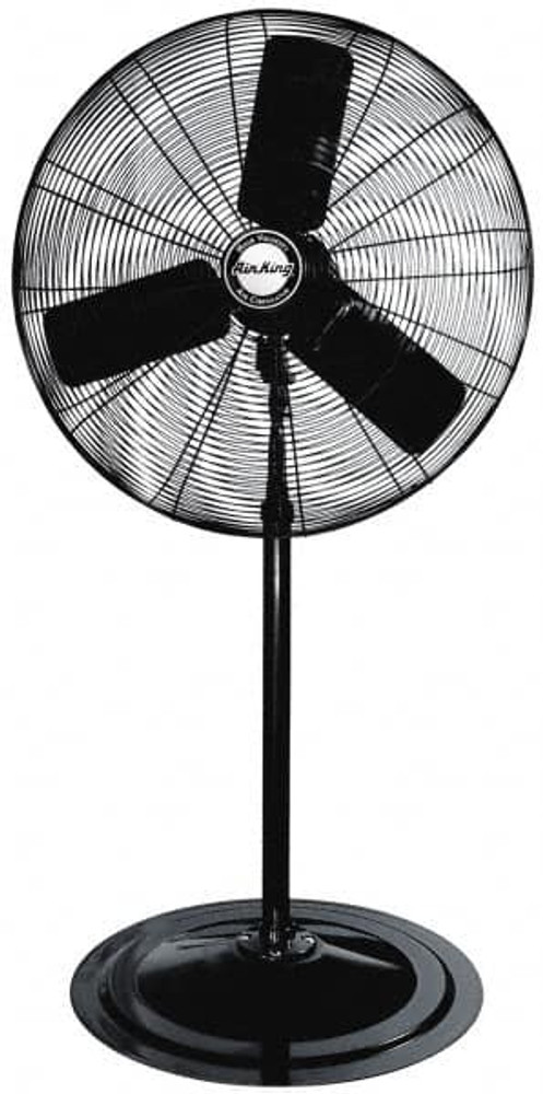 Air King 9130G 30" Blade, 1/4 hp, 7,400 Max CFM, Single Phase Non-Oscillating Pedestal Fan