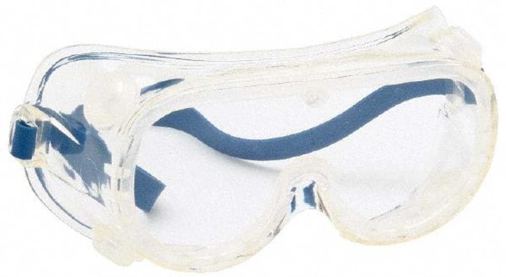 MCR Safety 2230R Safety Goggles: Scratch-Resistant, Clear Polycarbonate Lenses