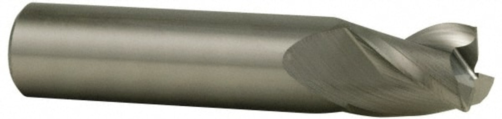 Accupro 3351250 Corner Radius End Mill: 1/8" Dia, 1/2" LOC, 0.0080 to 0.0100" Radius, 3 Flutes, Solid Carbide