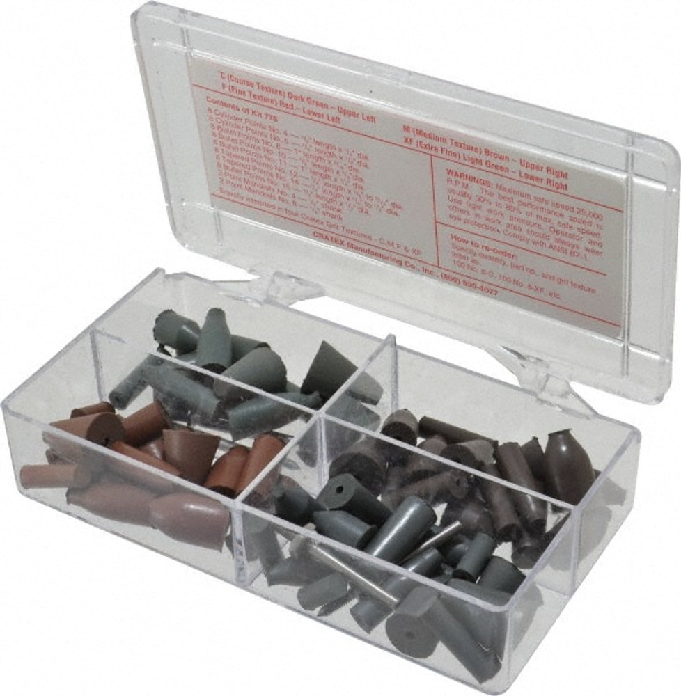 Cratex 778 KITS 68 Piece Rubber Point Test Set