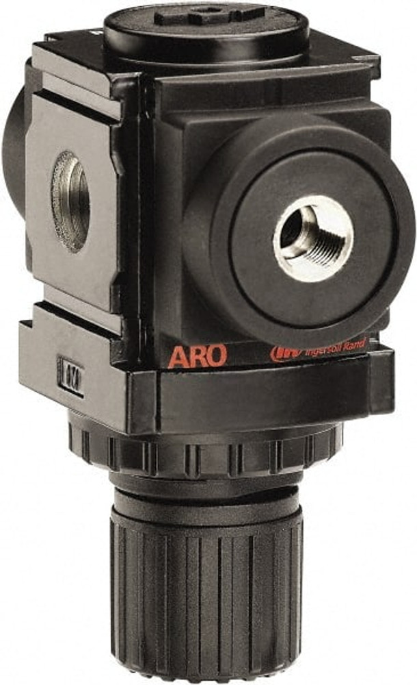 ARO/Ingersoll-Rand R37121-100 Compressed Air Regulator: 1/4" NPT, 250 Max psi, Miniature