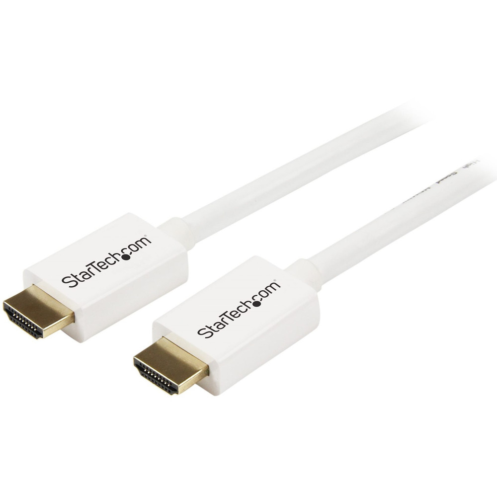 StarTech.com HD3MM3MW StarTech.com 10 ft CL3 Rated HDMI Cable w/ Ethernet, In Wall Rated HDMI Cable, 4K 30Hz UHD HDMI Cord, HDMI 1.4 Video/Display Cable, White