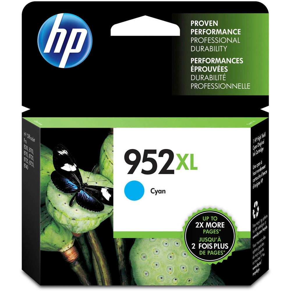 HP Inc. HP L0S61AN HP 952XL Original High Yield Inkjet Ink Cartridge - Cyan - 1 Each