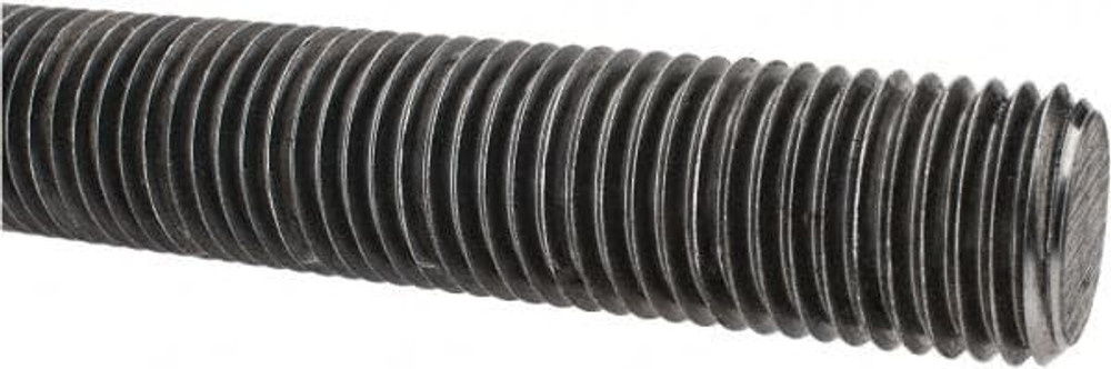 MSC 11318 Threaded Rod: 1-1/4-7, 3' Long, Low Carbon Steel