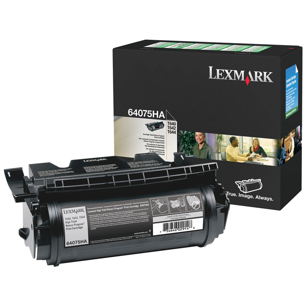 LEXMARK INTERNATIONAL, INC. 64075HA Lexmark 64075HA Black Toner Cartridge
