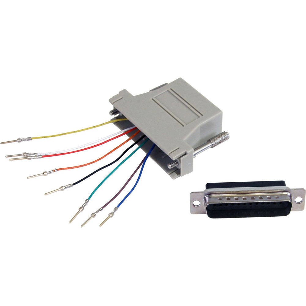 StarTech.com GC258MF StarTech.com DB25 to RJ45 Modular Adapter - Serial adapter - DB-25 (M) - RJ-45 (F)