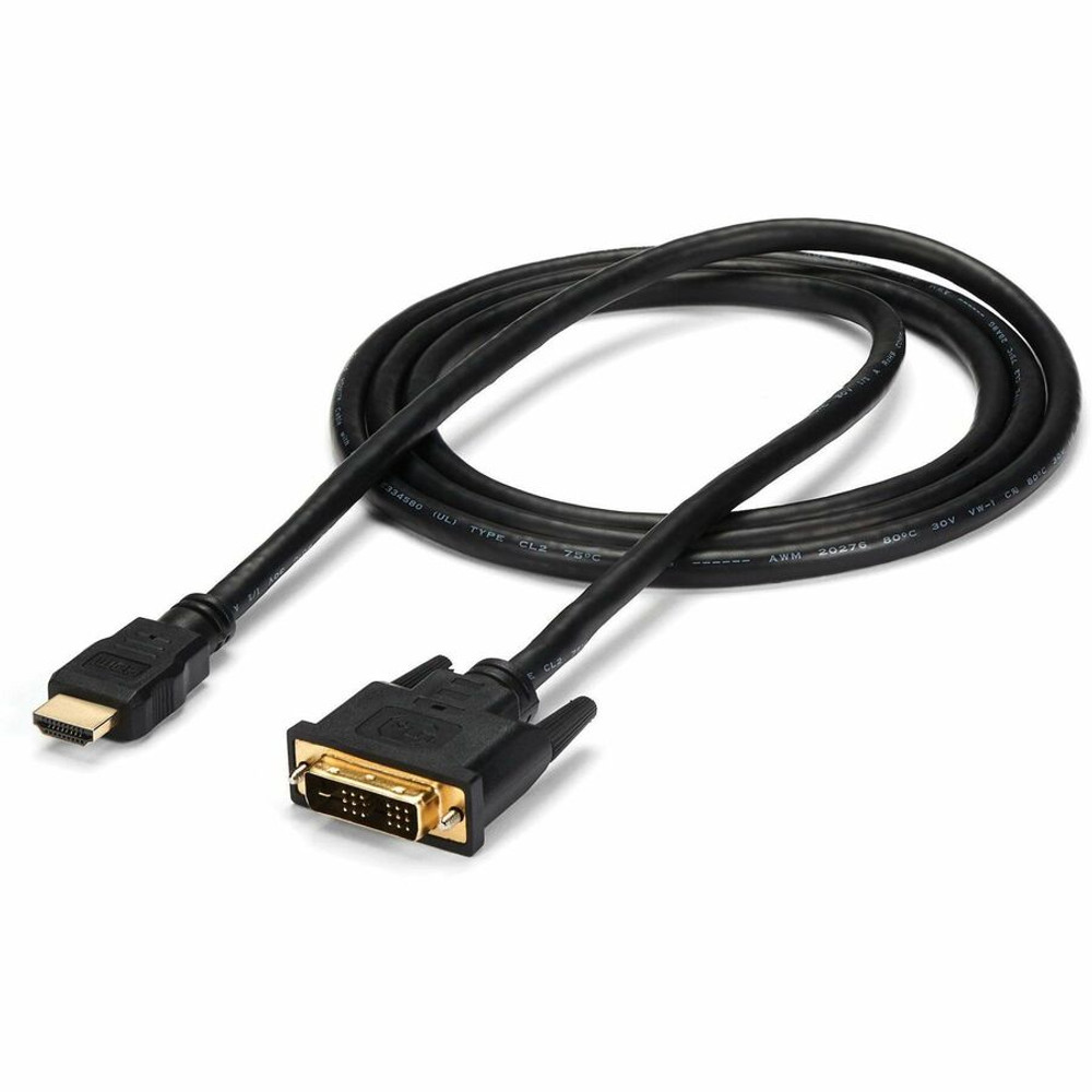 StarTech.com HDMIDVIMM6 StarTech.com HDMI to DVI Cable - 6 ft / 2m - HDMI to DVI-D Cable - HDMI Monitor Cable - HDMI to DVI Adapter Cable