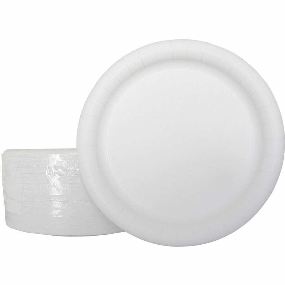 AJM Packaging Corporation AJM CP9AJCWWH1 AJM 9" Dinnerware Paper Plates