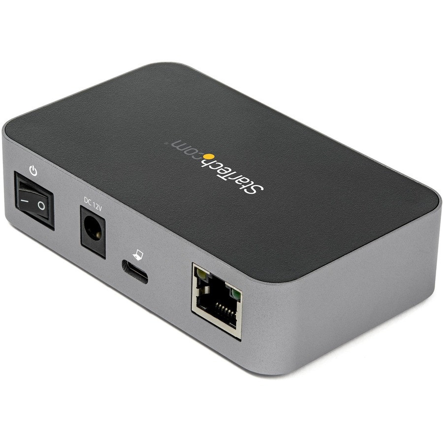 StarTech.com HB31C2A1CGS StarTech.com 3 Port USB C 3.2 Gen 2 Hub with Ethernet Adapter - 10Gbps USB Type C to 2x USB-A 1x USB-C - Powered Hub w/ Fast Charging
