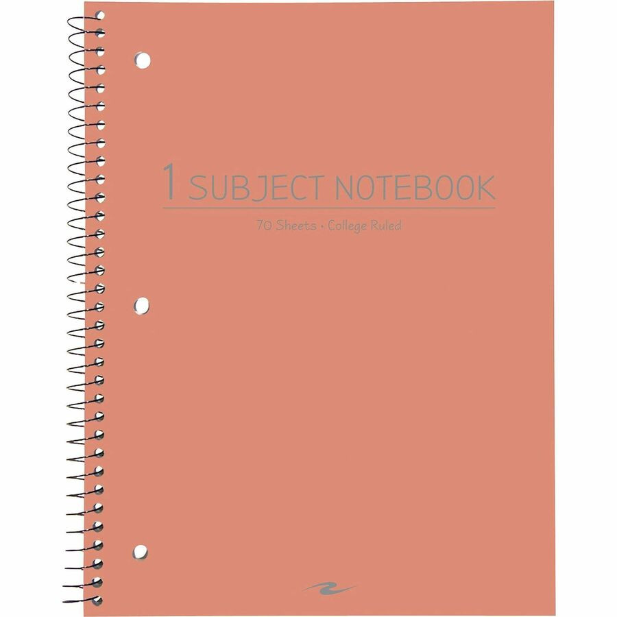 Roaring Spring Paper Products Roaring Spring 10034cs Roaring Spring College Ruled Poly Cover One Subject Spiral Notebook