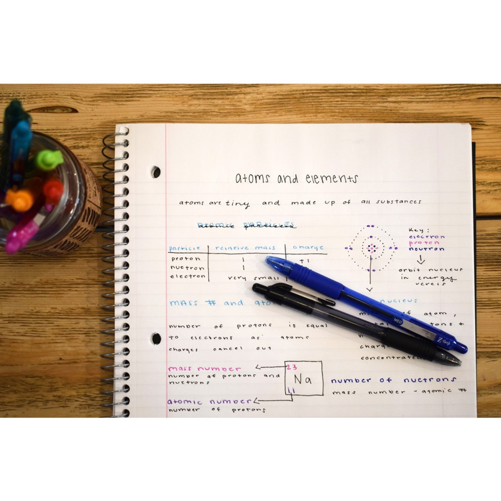 Zebra Pen Corporation Zebra Pen 25130 Zebra Pen Z-Grip Retractable Ballpoint Pens