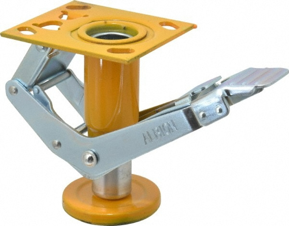 Albion 16LE0680 7-1/4" Mounting Height, Position Floor Lock for 6" Diam Caster Wheels