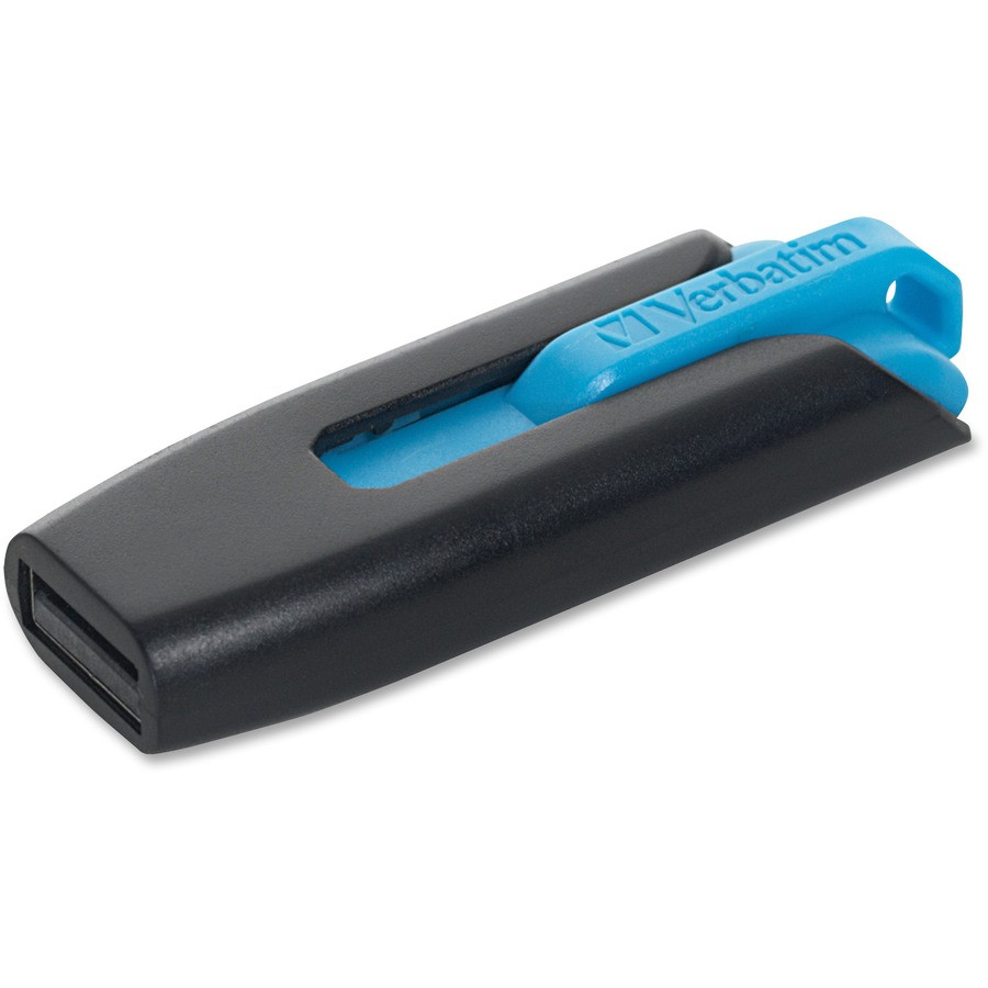 Verbatim America, LLC Microban 49176 16GB Store 'n' Go&reg; V3 USB 3.2 Gen 1 Flash Drive - Blue