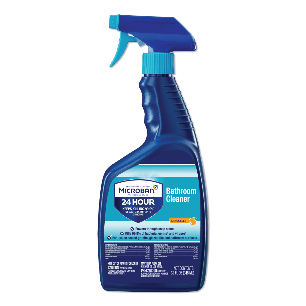THE PROCTER & GAMBLE COMPANY Microban Professional 30120EA 24-Hour Disinfectant Bathroom Cleaner, Citrus, 32 oz Spray Bottle
