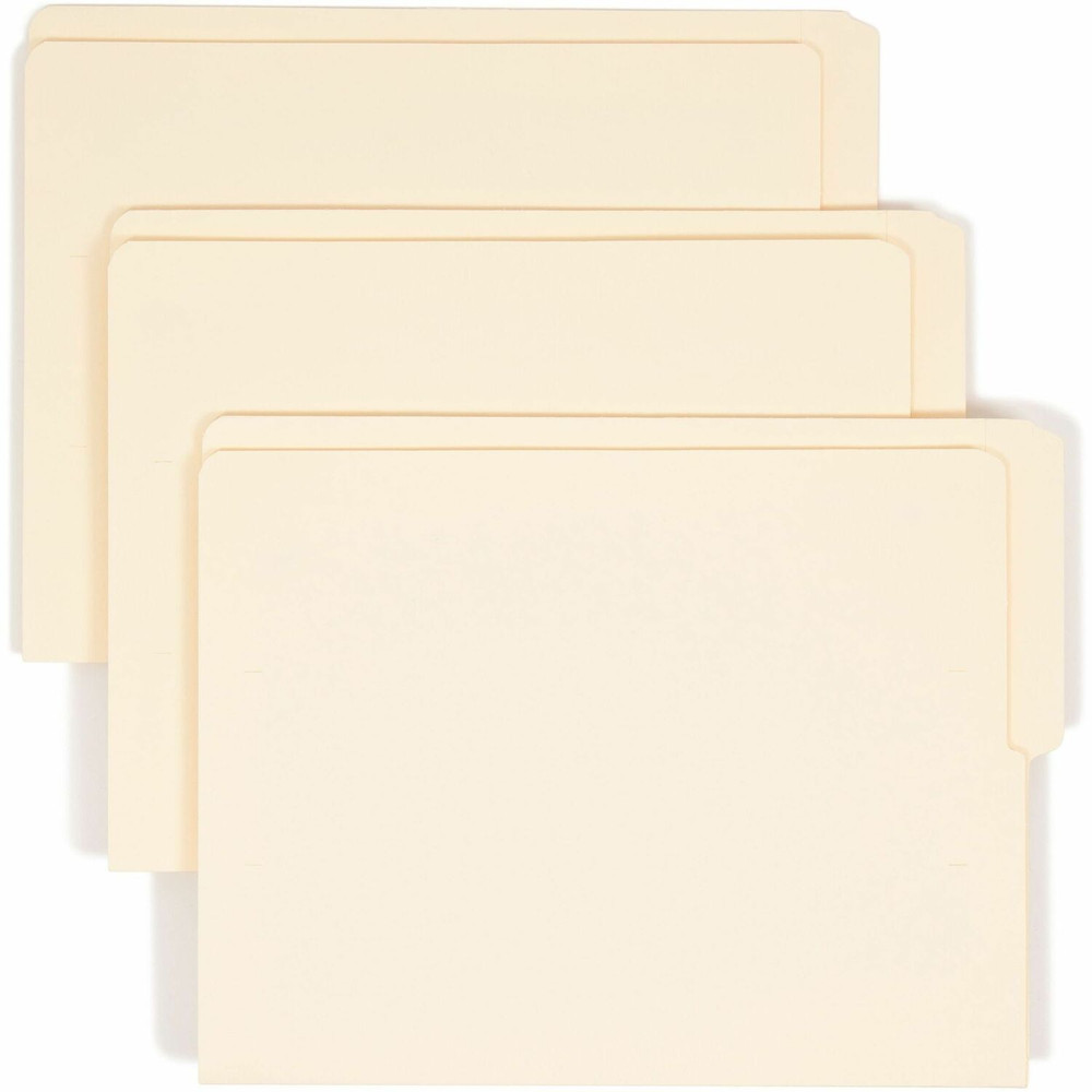 Smead Manufacturing Company Smead 24127 Smead Shelf-Master 1/2 Tab Cut Letter Recycled End Tab File Folder