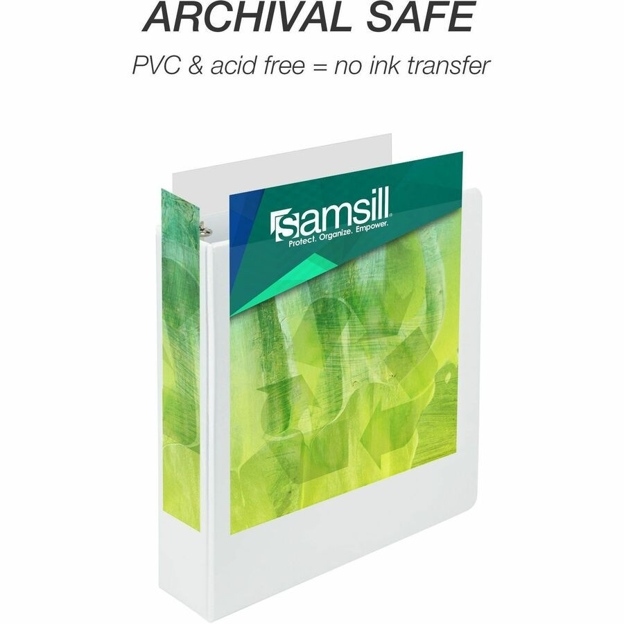 Samsill Corporation Samsill 18987 Samsill Earth's Choice Plant-based Durable View Binder