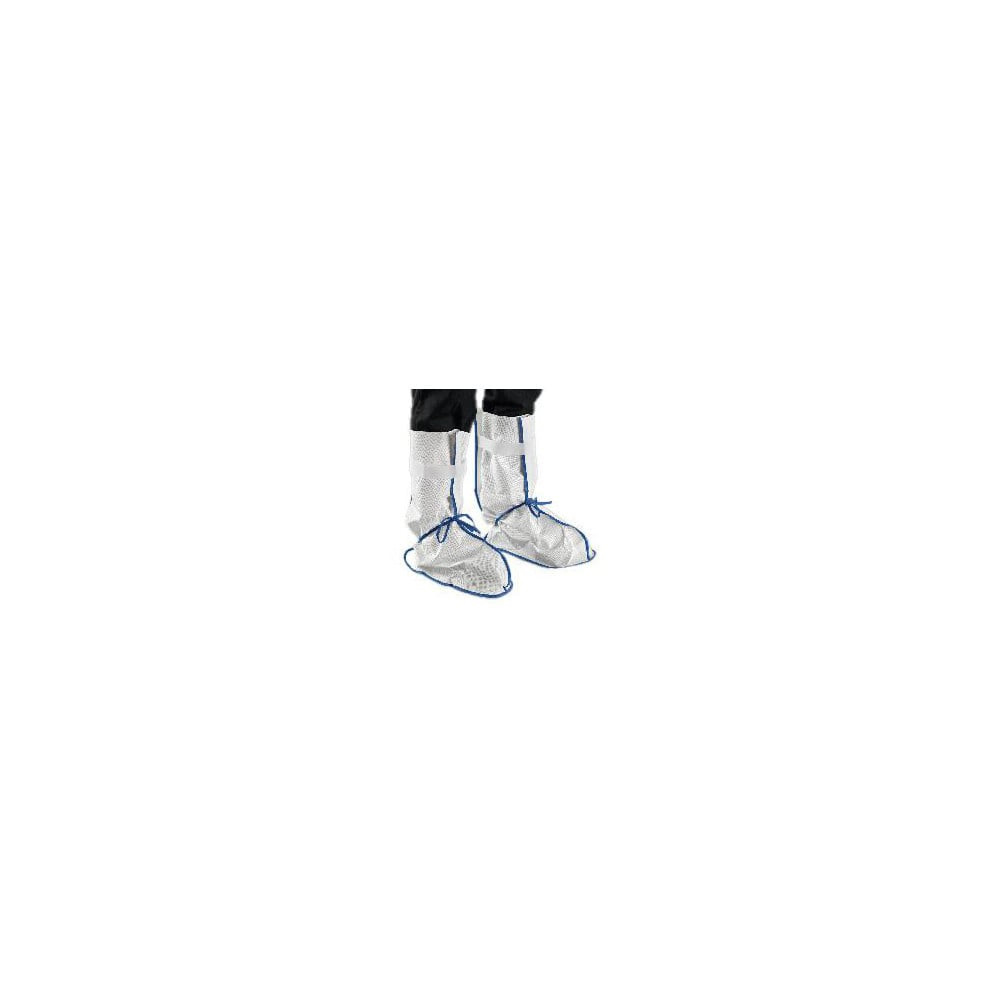 Ansell WH25-B92-409-00 Disposable & Chemical Resistant Shoe & Boot Covers; Cover Type: Boot Cover ; Material: Microporous Polyethylene Laminate Non-Woven ; Footwear Type: Overboot ; Fits Shoe Size: Universal ; Resistance Features: EN 14126 ; Size: Un