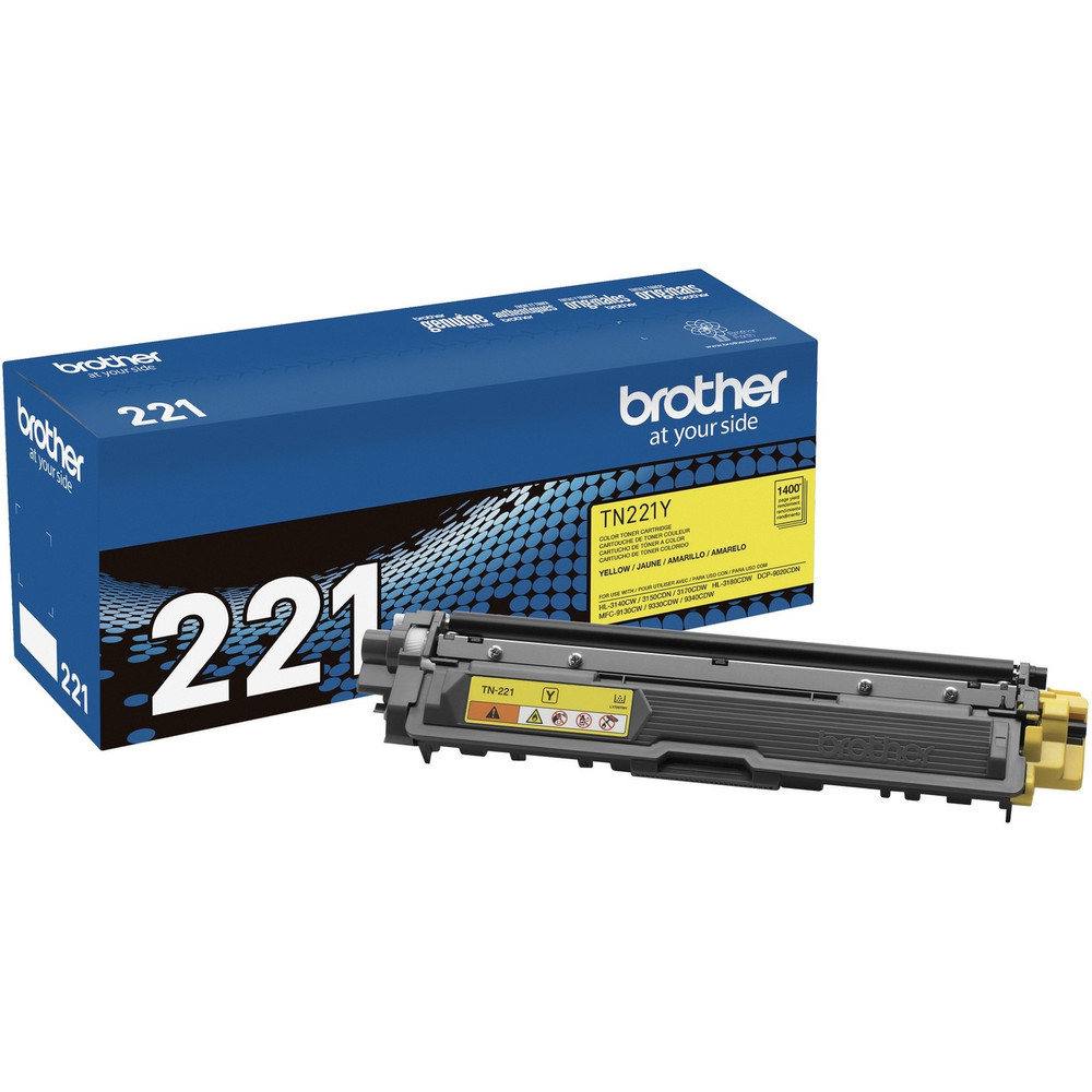 Brother Industries, Ltd Brother TN221Y Brother Genuine TN221Y Yellow Toner Cartridge