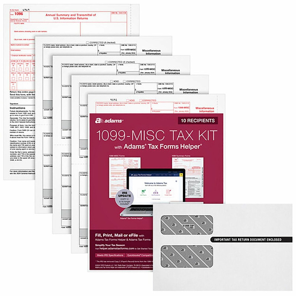 TOPS Products TOPS 22907KIT TOPS 1099-MISC Online Tax Kit