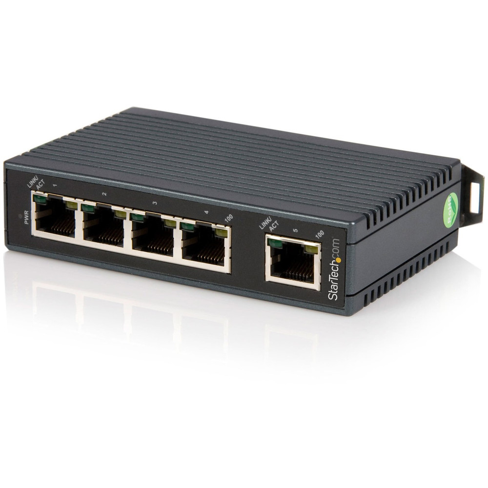 StarTech.com IES5102 StarTech.com 5 Port Industrial Ethernet Switch - DIN Rail Mountable