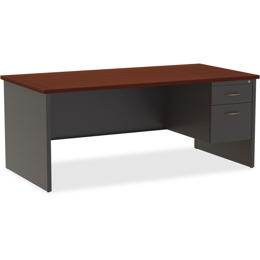 Lorell 79144 Lorell Fortress Modular Series Right-Pedestal Desk