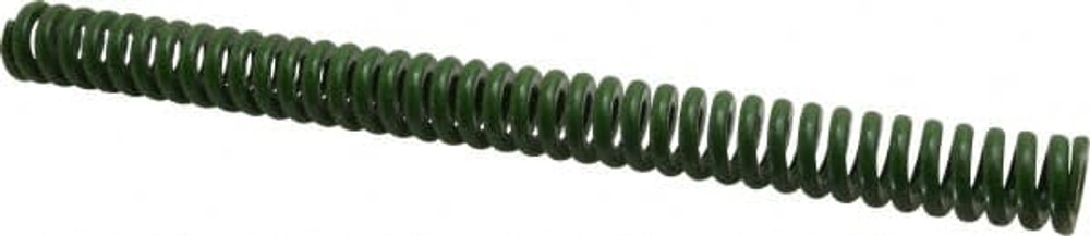 Associated Spring Raymond 106-548 Die Spring: 1" Hole Dia, 1/2" Rod Dia, 12" Free Length, Green